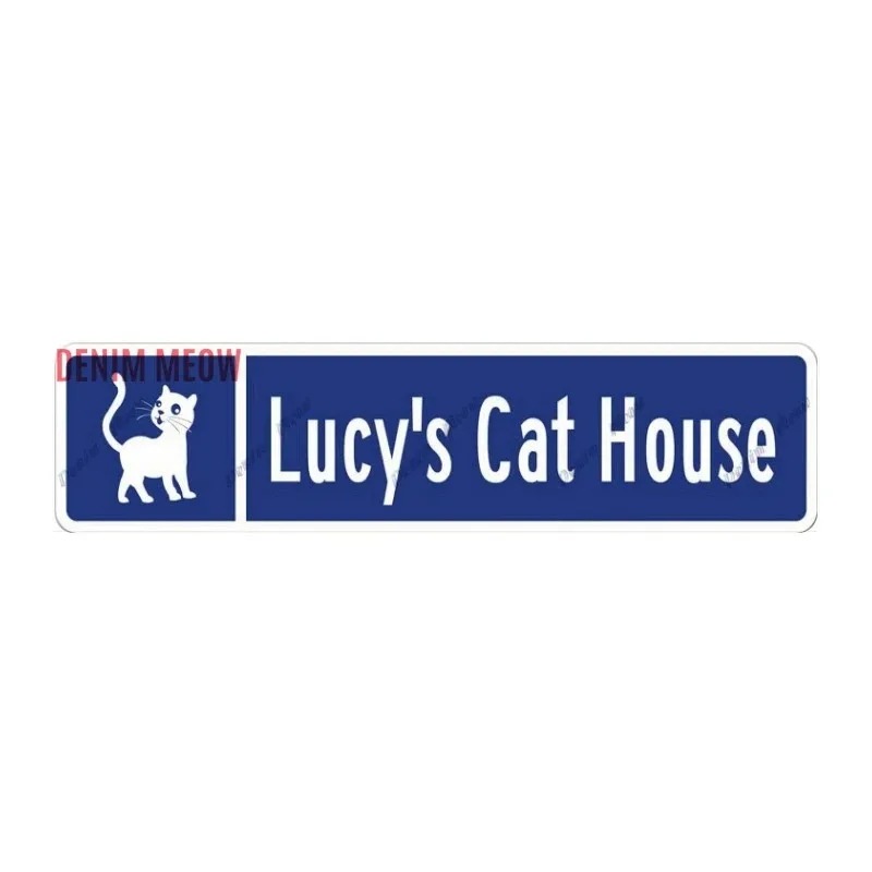 Gepersonaliseerd blauw kattenb - Home Decor Cat recensie en prijs