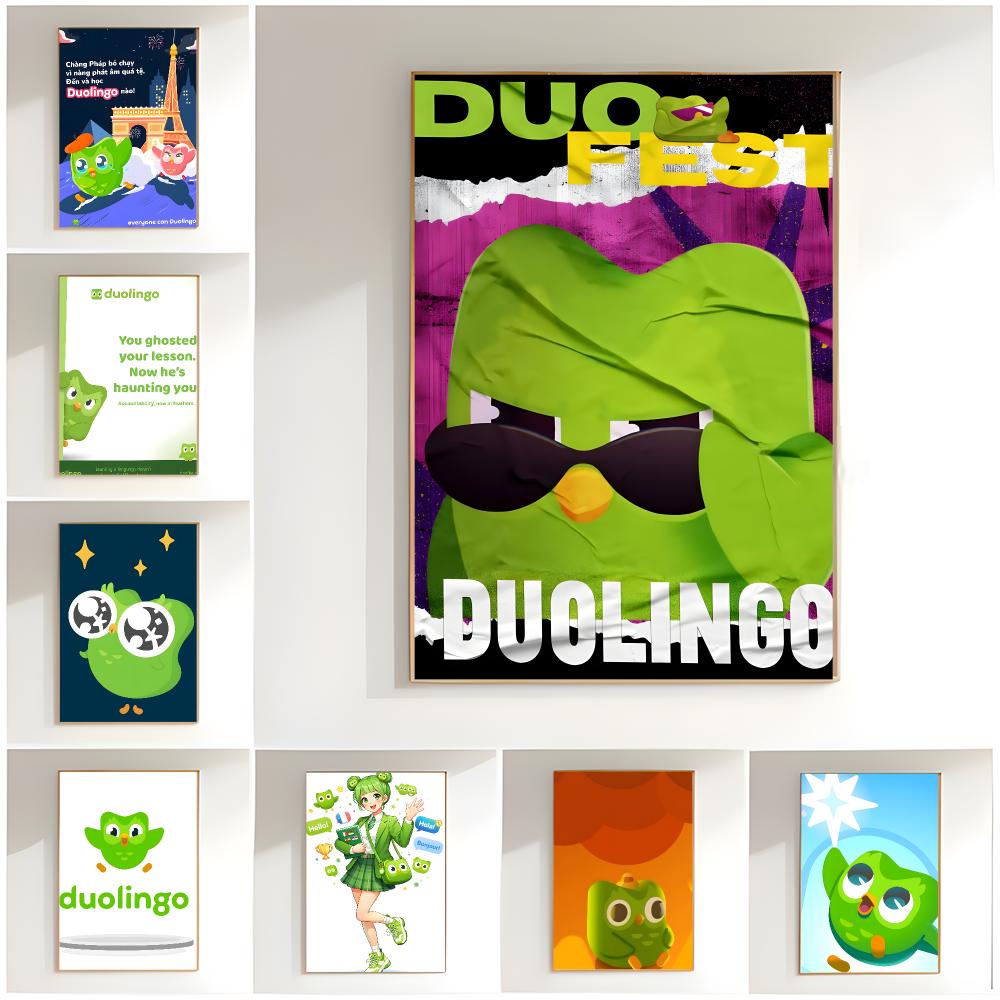 Leuke app d-duolingo Poster Kl - Home Decor App recensie en prijs