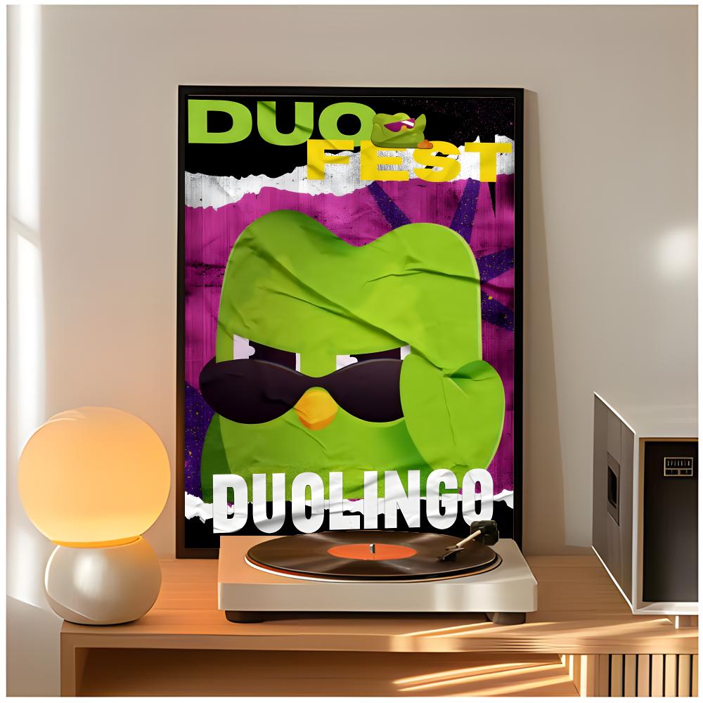 Leuke app d-duolingo Poster Kl - Home Decor App recensie en prijs