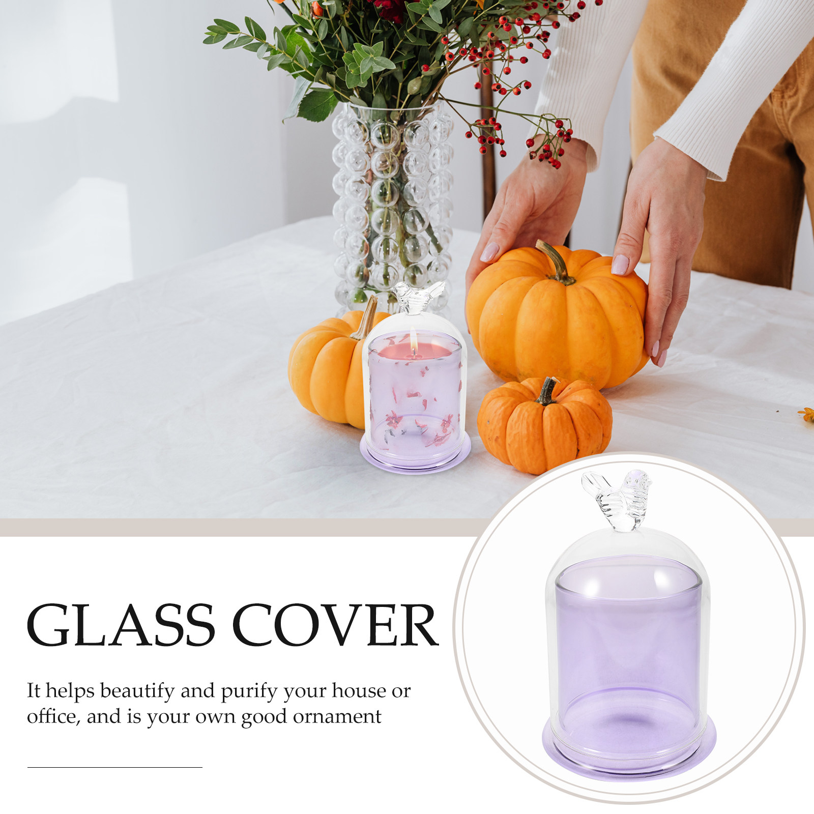 1Set Aromatherapie Glazen Deks - Home Decor Living recensie en prijs