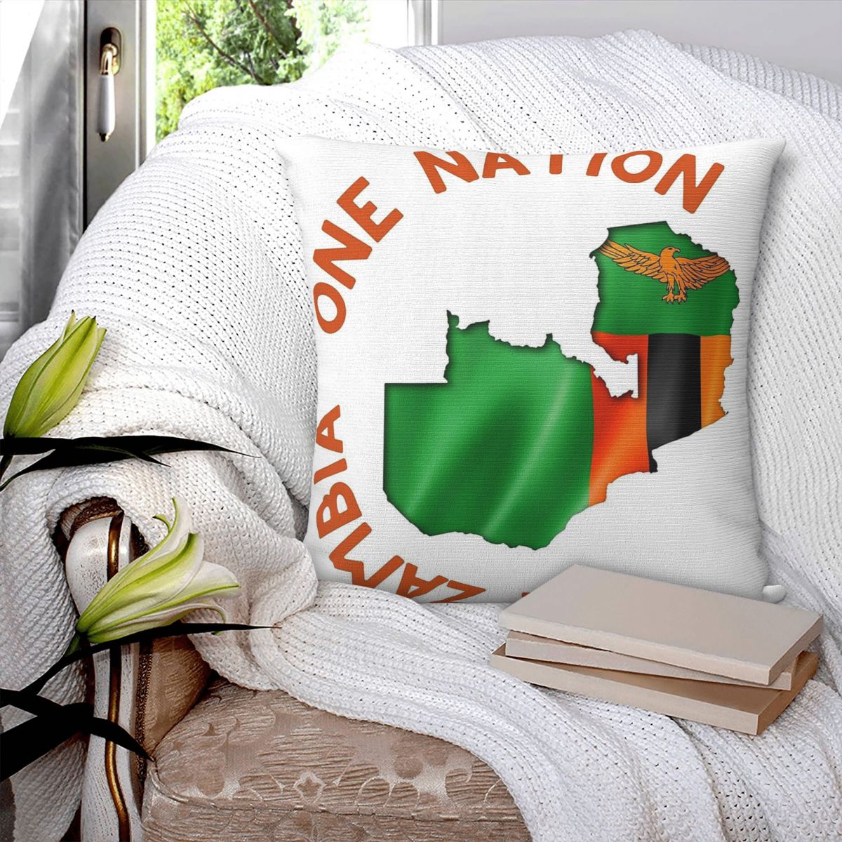 One Zambia One Nation vierkant - Home Decor Zambia recensie en prijs