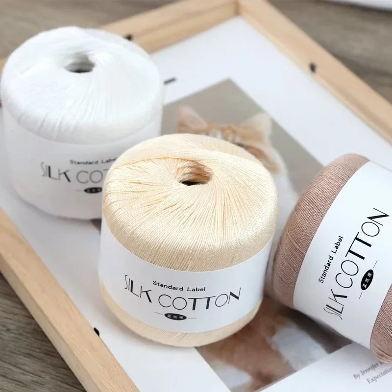 50g Zijde Kant Katoen Melk Geh - Yarn Home Decor recensie en prijs