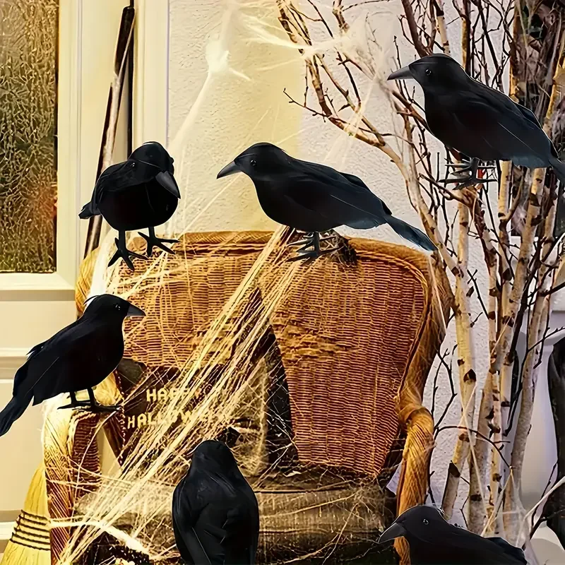 1PC Zwarte Kraai Halloween Dec - Home Decor Halloween recensie en prijs