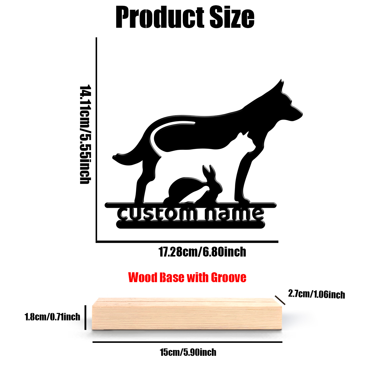 1Pc Csutom Hond Kat Konijn Hou - Home Decor Cat recensie en prijs