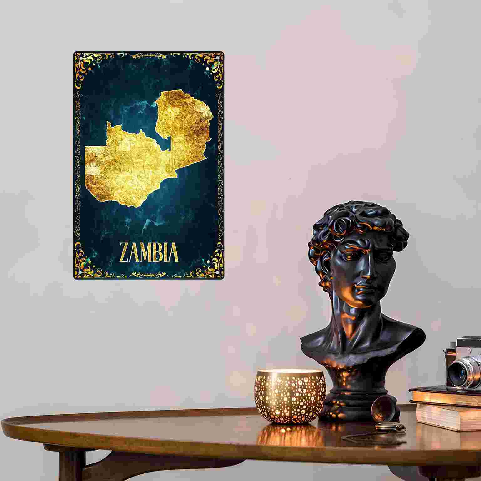 2D FLAT 1pc Zambia Goudfolie K - Home Decor Zambia recensie en prijs