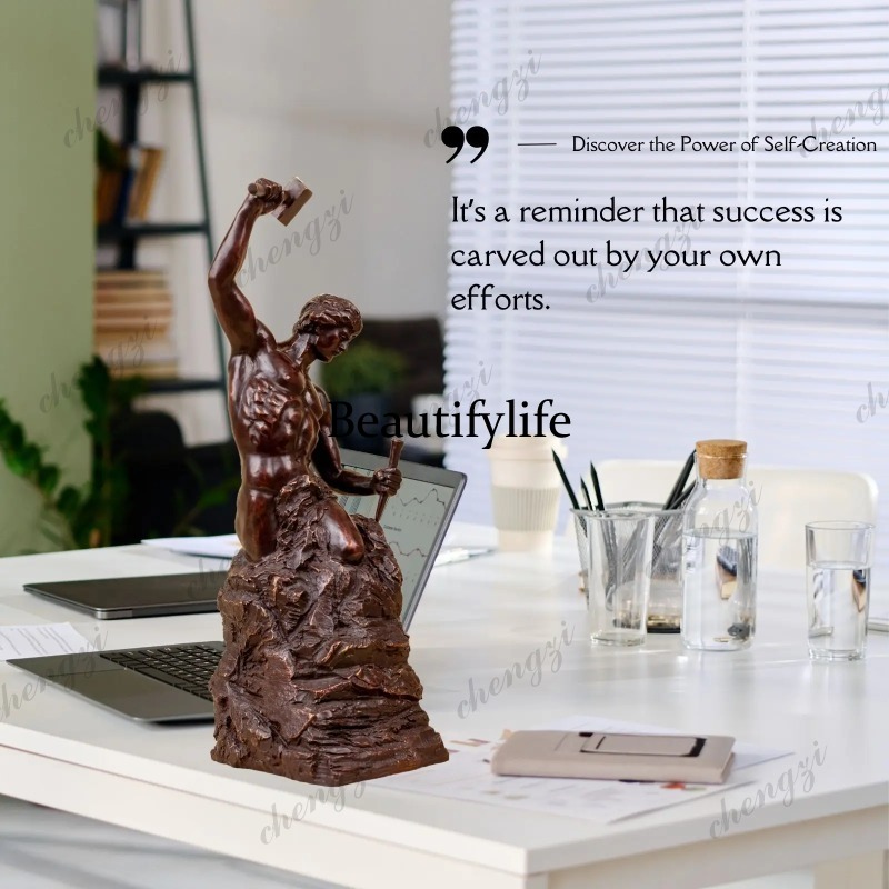 A74 18,5 inch bronzen zelfgema - Home Decor Modern Organic recensie en prijs