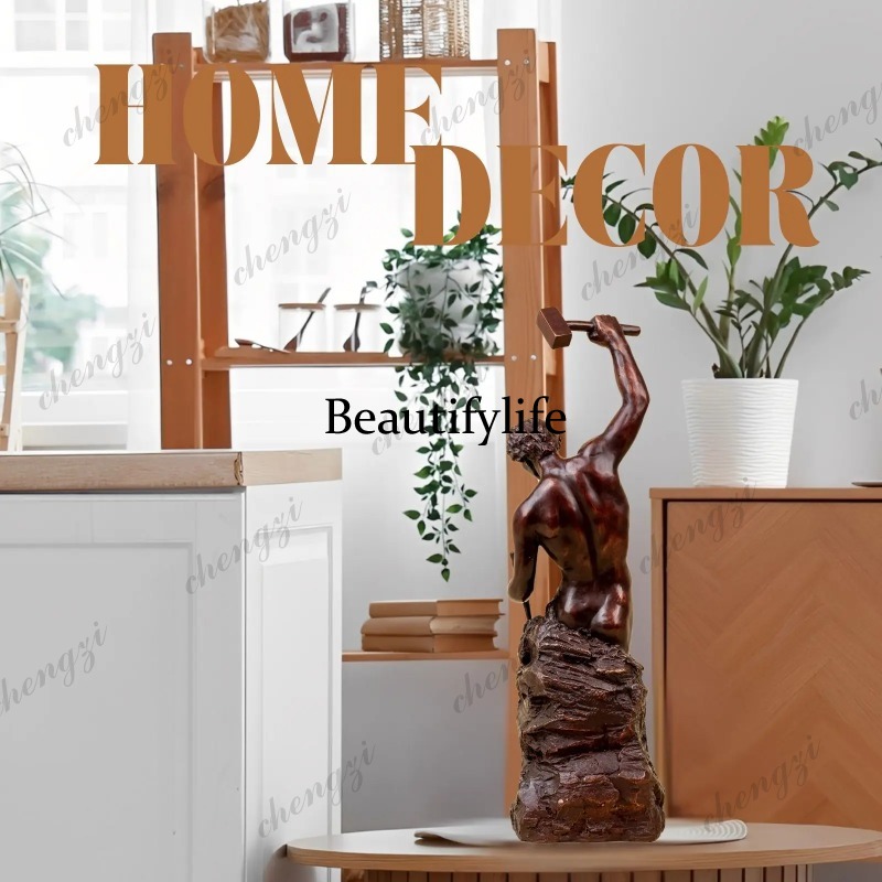 A74 18,5 inch bronzen zelfgema - Home Decor Modern Organic recensie en prijs