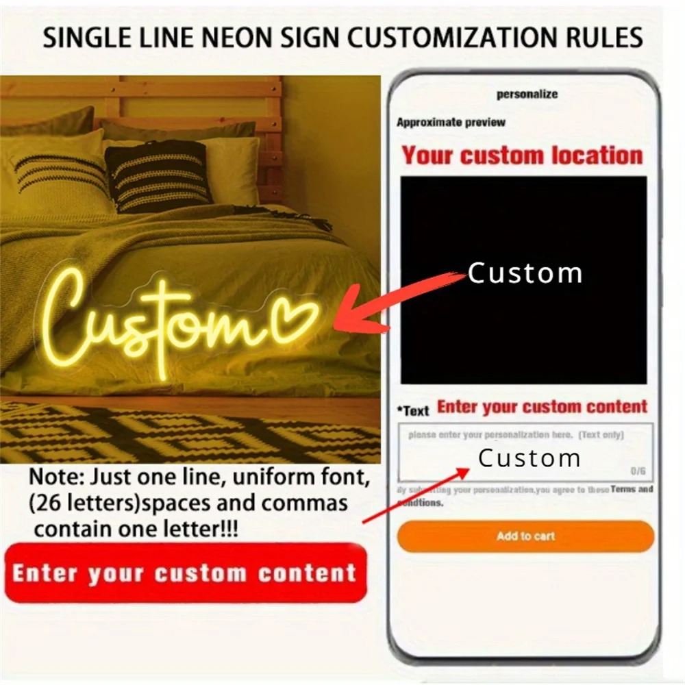 Aangepaste LED-neonreclame har - Neon Sign Led Custom recensie en prijs