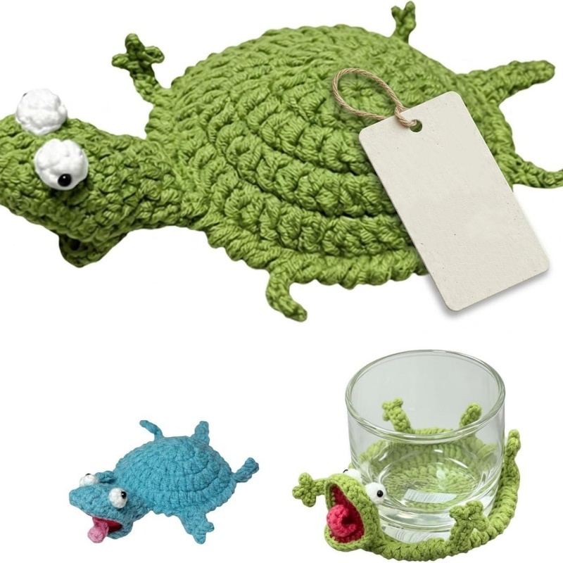 Creatieve gehaakte hagedis ond - Yarn Home Decor recensie en prijs