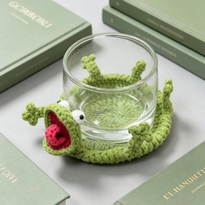 Creatieve gehaakte hagedis ond - Yarn Home Decor recensie en prijs