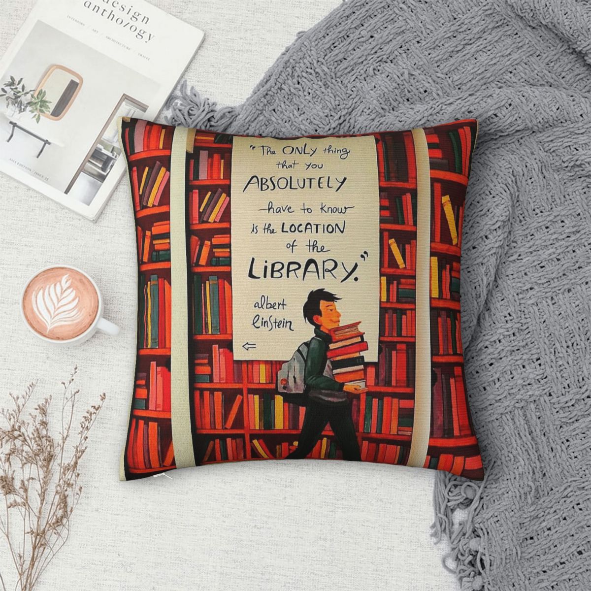 De locatie van de bibliotheek  - Home Decor Location recensie en prijs
