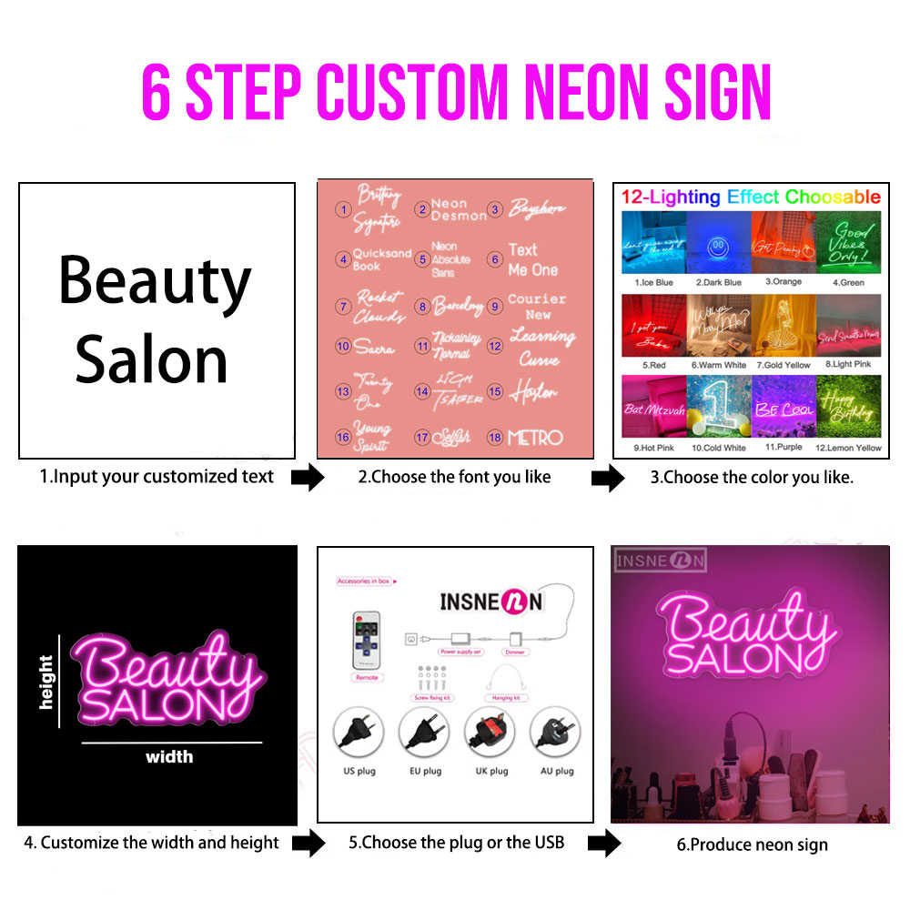 Op maat gemaakte LED neonborde - Neon Sign Led Custom recensie en prijs