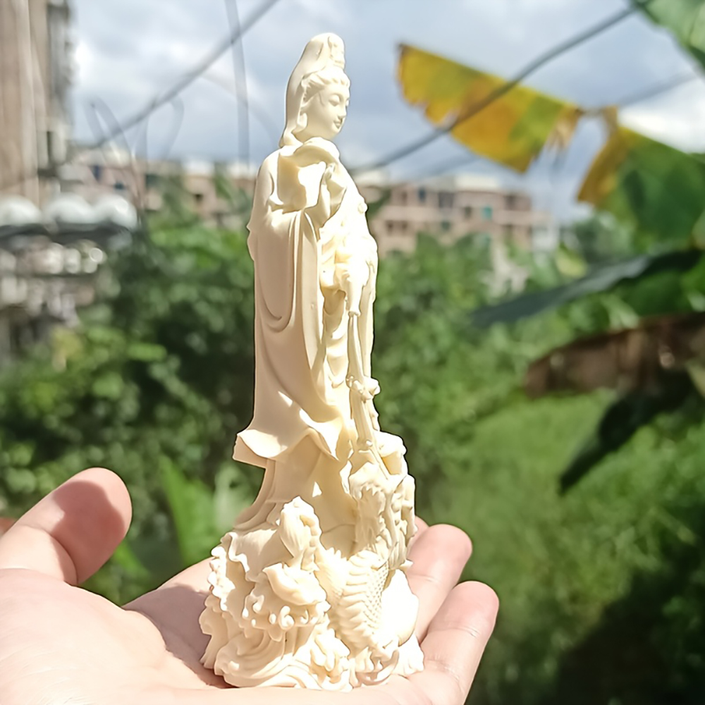 Hars Guanyin Boeddhabeeld Kers - Home Decor Zen Style recensie en prijs