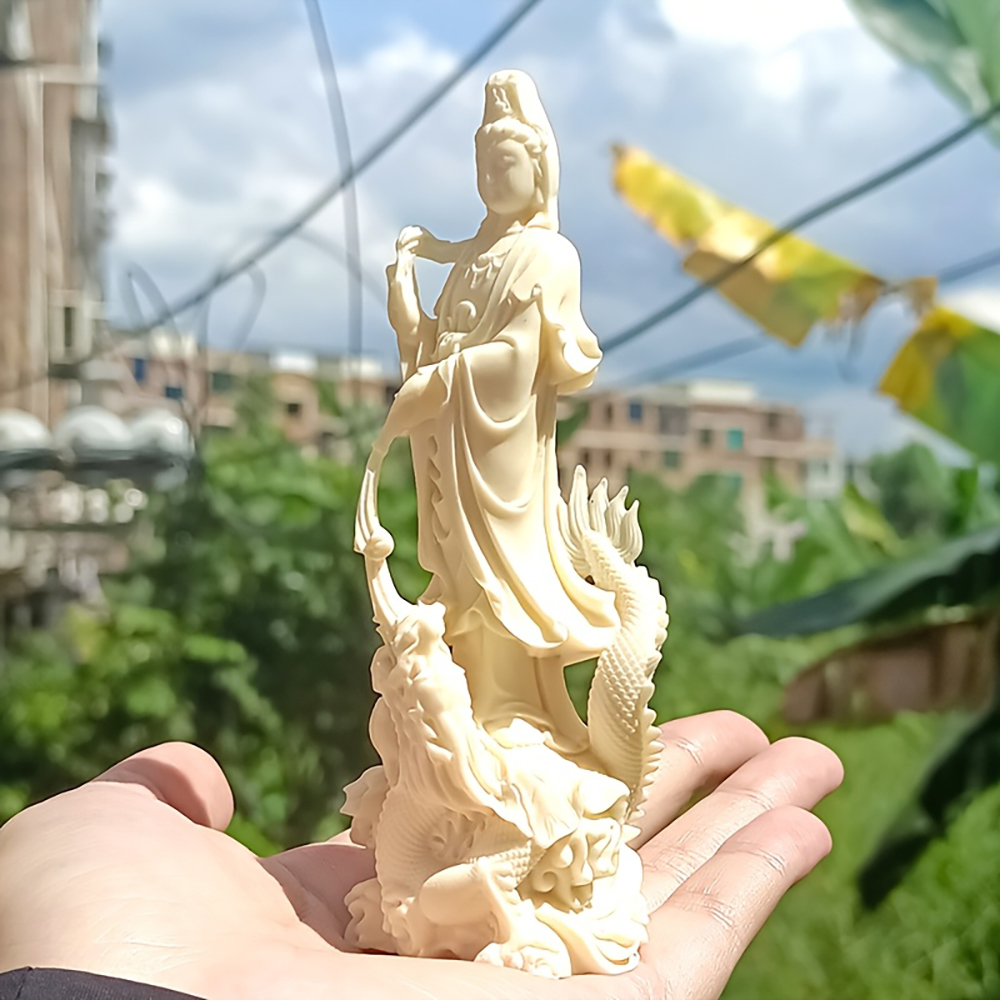 Hars Guanyin Boeddhabeeld Kers - Home Decor Zen Style recensie en prijs