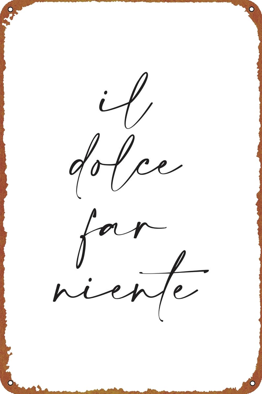 1p,KIVYYB Il Dolce Far Niente  - Home Decor Logo recensie en prijs