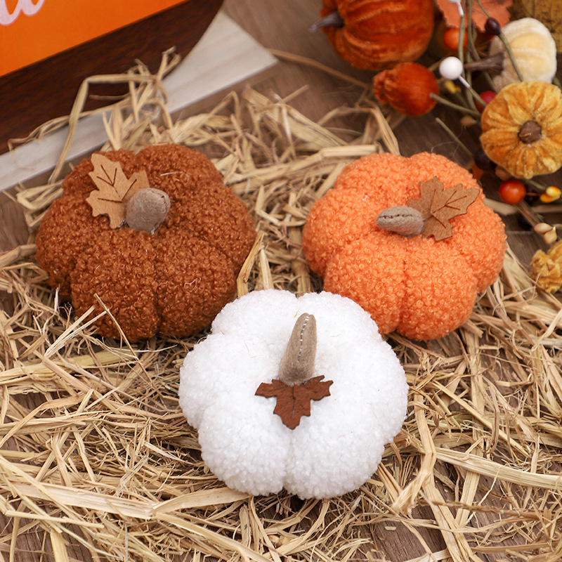 Pluizige pompoenpluche Hallowe - Home Decor Halloween recensie en prijs
