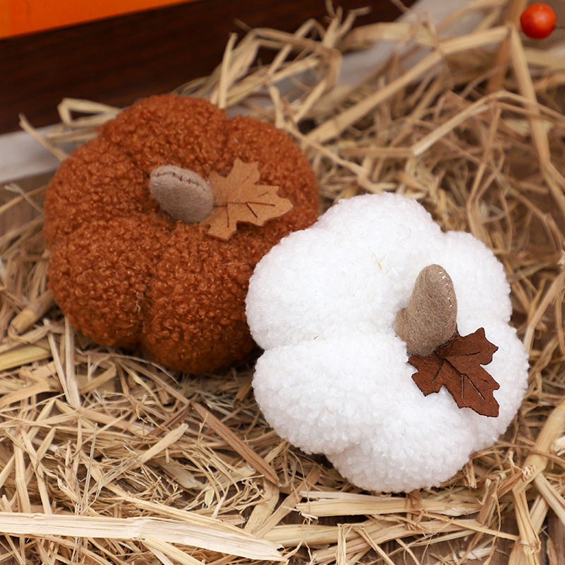 Pluizige pompoenpluche Hallowe - Home Decor Halloween recensie en prijs