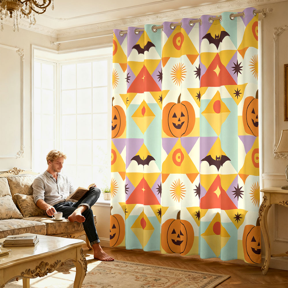 1 stuk Halloween pompoen vleer - Home Decor Curtains recensie en prijs