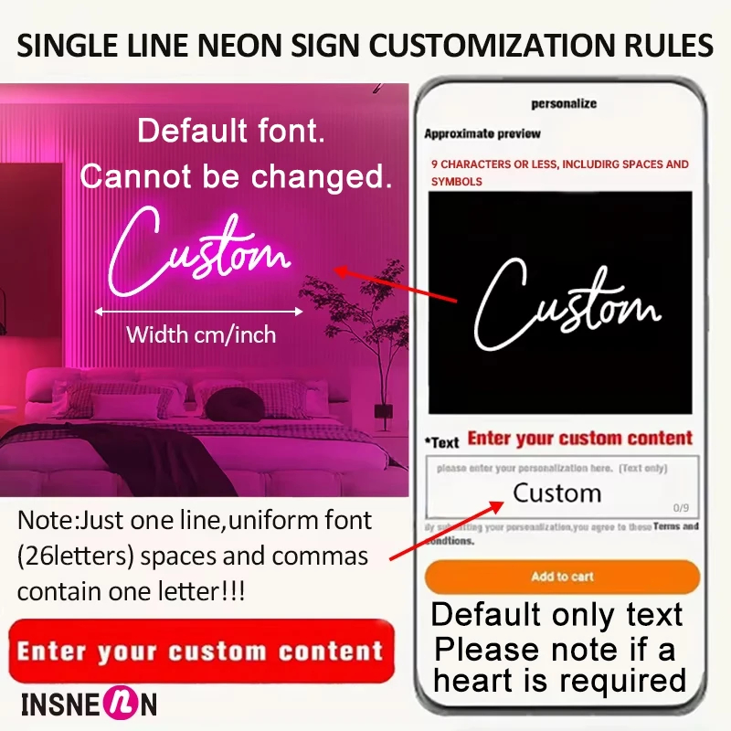 Aangepaste naam neon teken - U - Neon Sign Led Custom recensie en prijs