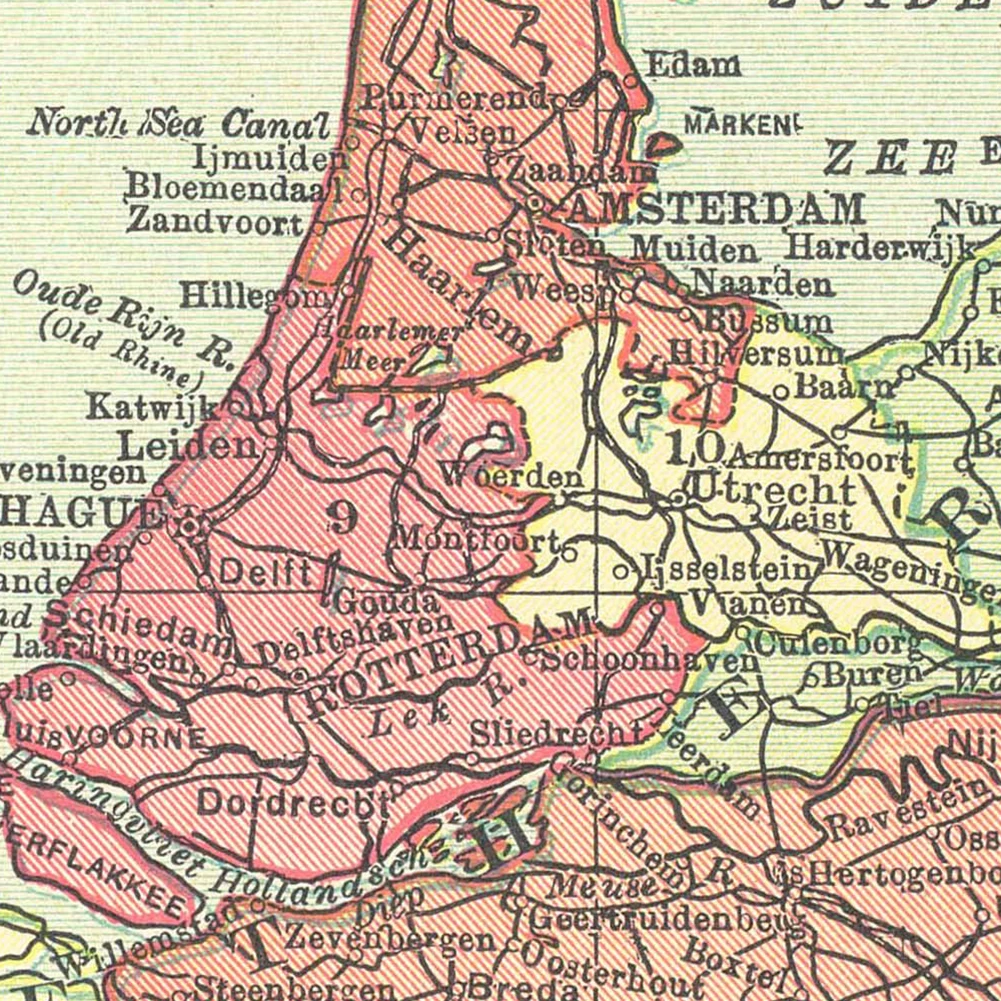42*59Cm De 1914 België En Nede - Home Decor Netherlands recensie en prijs