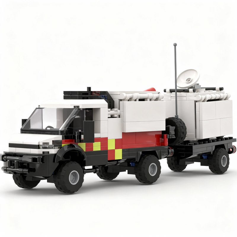 501PCS MOC Creatief Model Cel  - Home Decor On Wheels recensie en prijs