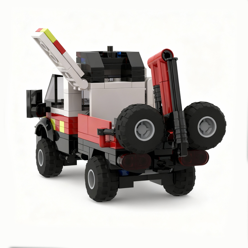 501PCS MOC Creatief Model Cel  - Home Decor On Wheels recensie en prijs