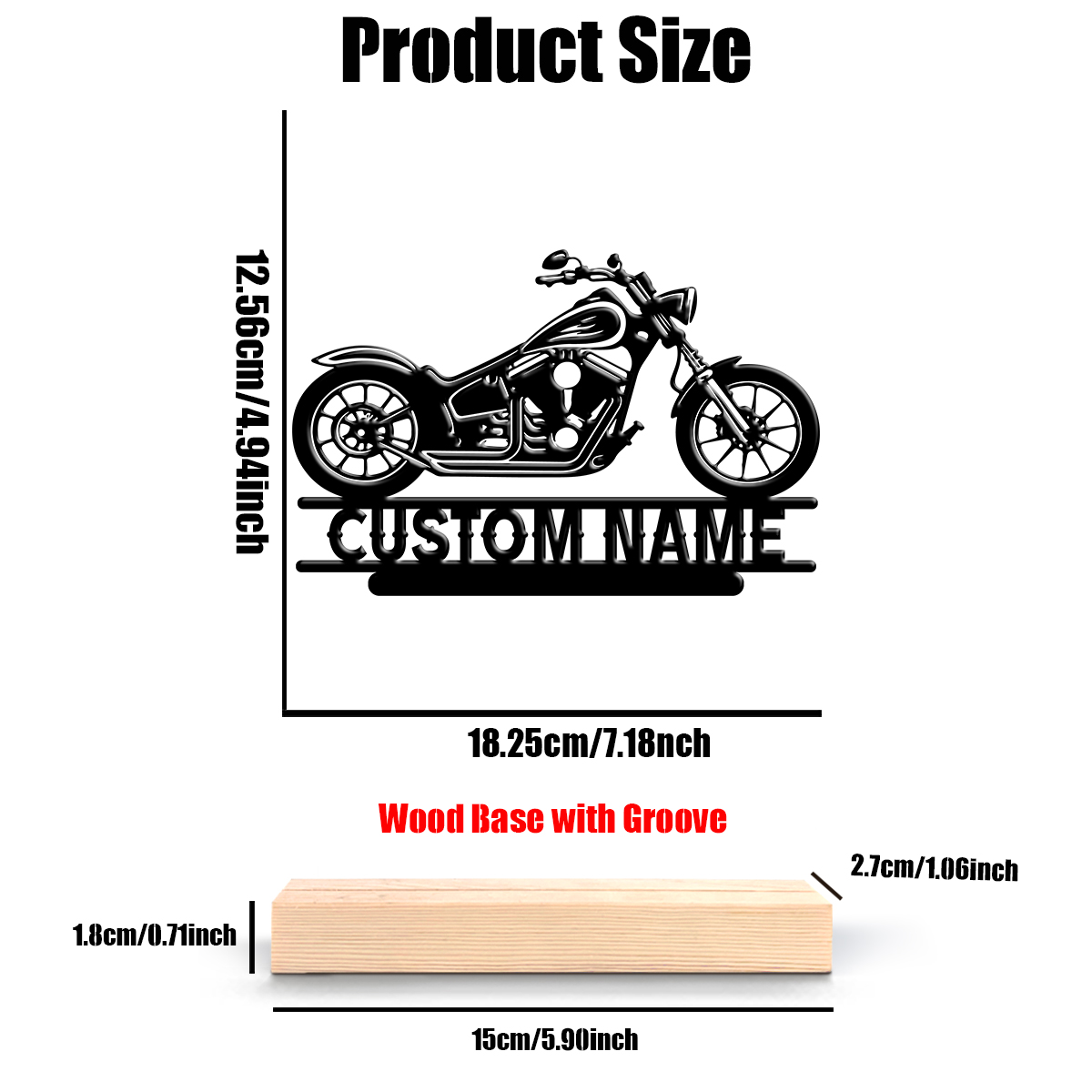1Pc Csutom Naam Road Motorbike - Home Decor Halloween recensie en prijs